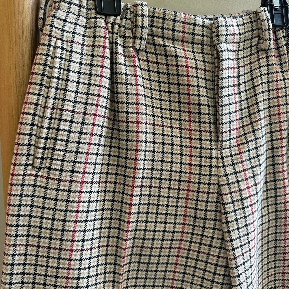Maje Plaid Pants
